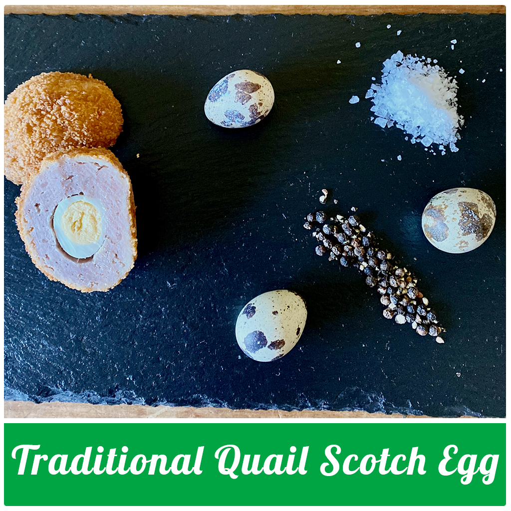 Traditional Quails Egg Scotch Egg